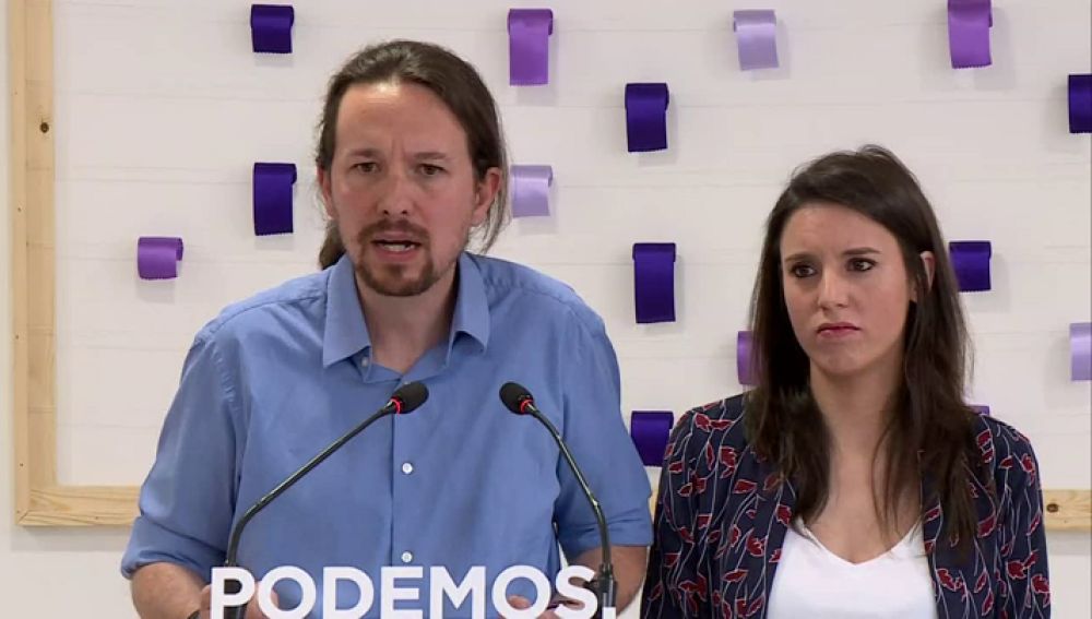 Pablo Iglesias e Irene Montero