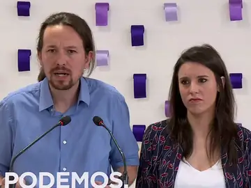 Pablo Iglesias e Irene Montero Pablo Iglesias e Irene Montero