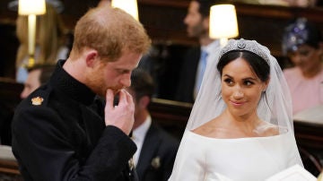 El príncipe Harry y Meghan Markle en su boda
