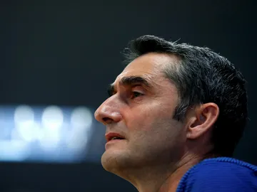 Valverde, en rueda de prensa Valverde, en rueda de prensa