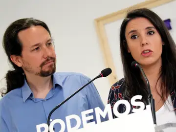 Pablo Iglesias e Irene Montero Pablo Iglesias e Irene Montero