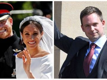 Patrick J. Adams, actor de 'Suits', en la boda de Meghan Markle y el príncipe Harry Patrick J. Adams, actor de 'Suits', en la boda de Meghan Markle y el príncipe Harry