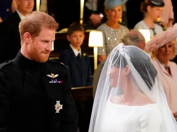 La mirada del príncpe Harry a Meghan Markle La mirada del príncpe Harry a Meghan Markle