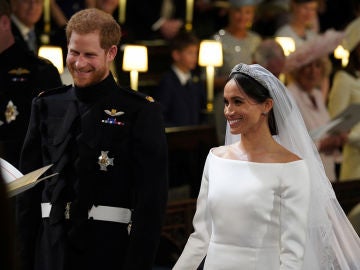 El príncipe Harry y Meghan Markle se dan el 'sí quiero'