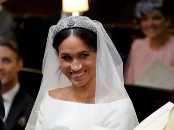 Meghan Markle en su boda con el príncipe Harry Meghan Markle en su boda con el príncipe Harry