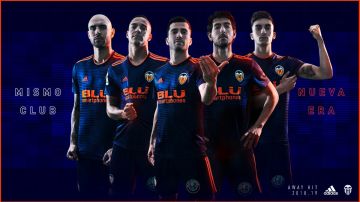 La nueva segunda equipación del Valencia