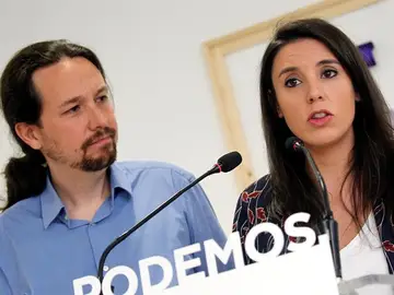 Pablo Iglesias e Irene Montero Pablo Iglesias e Irene Montero