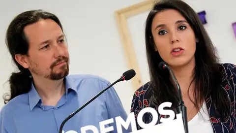Pablo Iglesias e Irene Montero Pablo Iglesias e Irene Montero