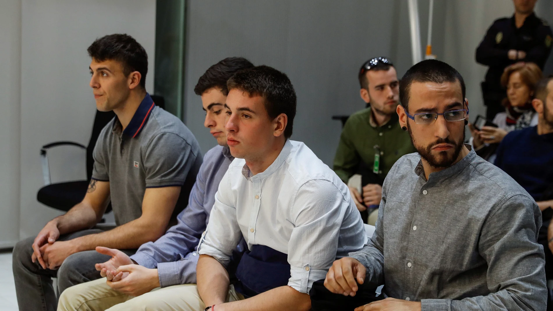 La Audiencia Nacional juzga por terrorismo a cuatro presuntos autores de los incidentes violentos registrados en el casco antiguo de Pamplona el 11 de marzo de 2017 La Audiencia Nacional juzga por terrorismo a cuatro presuntos autores de los incidentes violentos registrados en el casco antiguo de Pamplona el 11 de marzo de 2017