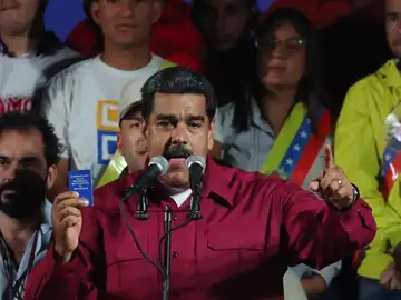 Nicolás Maduro, tras conocer los resultados de las elecciones Nicolás Maduro, tras conocer los resultados de las elecciones
