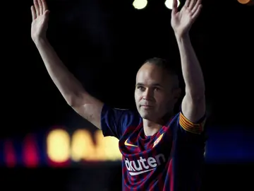 Andrés Iniesta se despide del Camp Nou Andrés Iniesta se despide del Camp Nou