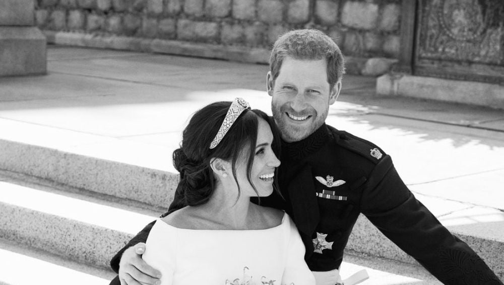 Harry y Meghan tras darse el "sí, quiero"
