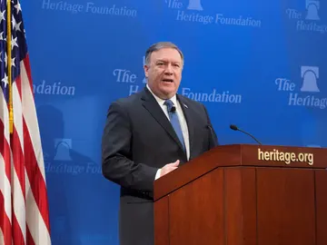 El secretario de Estado de EEUU, Mike Pompeo El secretario de Estado de EEUU, Mike Pompeo