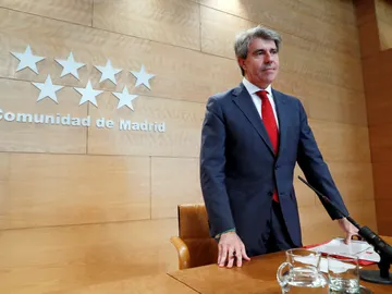 El presidente de la Comunidad de Madrid, Ángel Garrido El presidente de la Comunidad de Madrid, Ángel Garrido