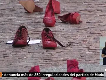 Zapatos rojos contra la violencia de género en Zamora Zapatos rojos contra la violencia de género en Zamora
