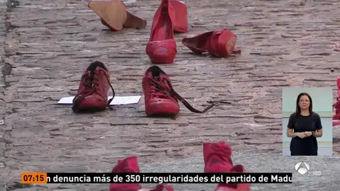 Zapatos rojos contra la violencia de género en Zamora Zapatos rojos contra la violencia de género en Zamora