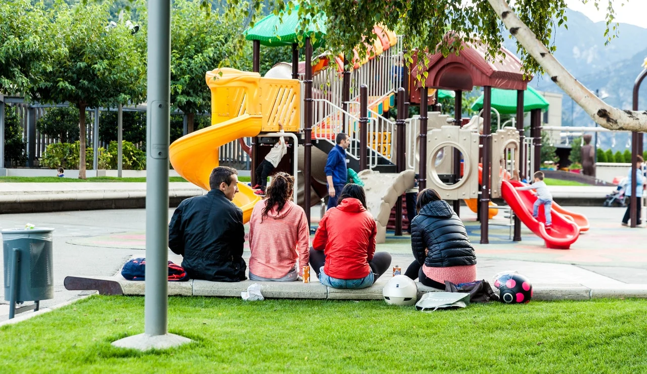 Jóvenes en el parque