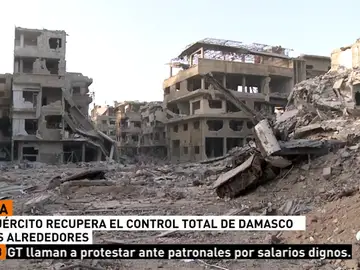 El Ejército sirio declara el control total de Damasco tras derrotar a Daesh en toda la capital El Ejército sirio declara el control total de Damasco tras derrotar a Daesh en toda la capital