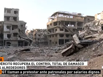 El Ejército sirio declara el control total de Damasco tras derrotar a Daesh en toda la capital El Ejército sirio declara el control total de Damasco tras derrotar a Daesh en toda la capital