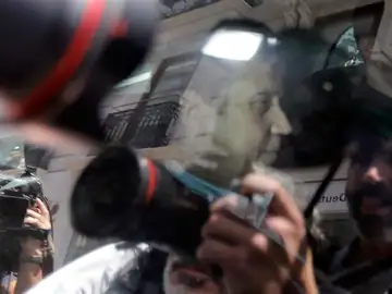 Zaplana, durante el traslado Zaplana, durante el traslado