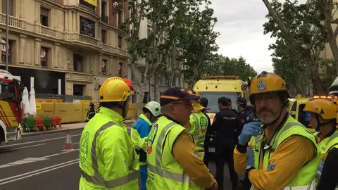 Derrumbe de un edificio en Madrid Derrumbe de un edificio en Madrid