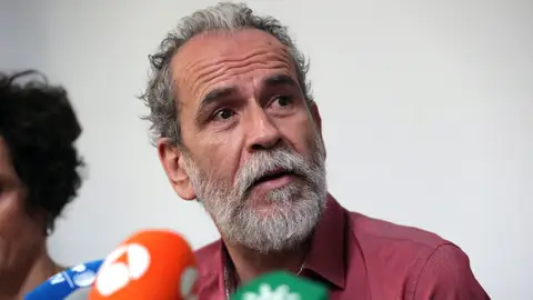 El actor Willy Toledo durante la rueda de prensa convocada El actor Willy Toledo durante la rueda de prensa convocada