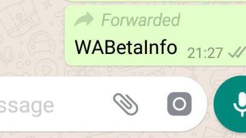WhatsApp avisará cuando un mensaje haya sido reenviado