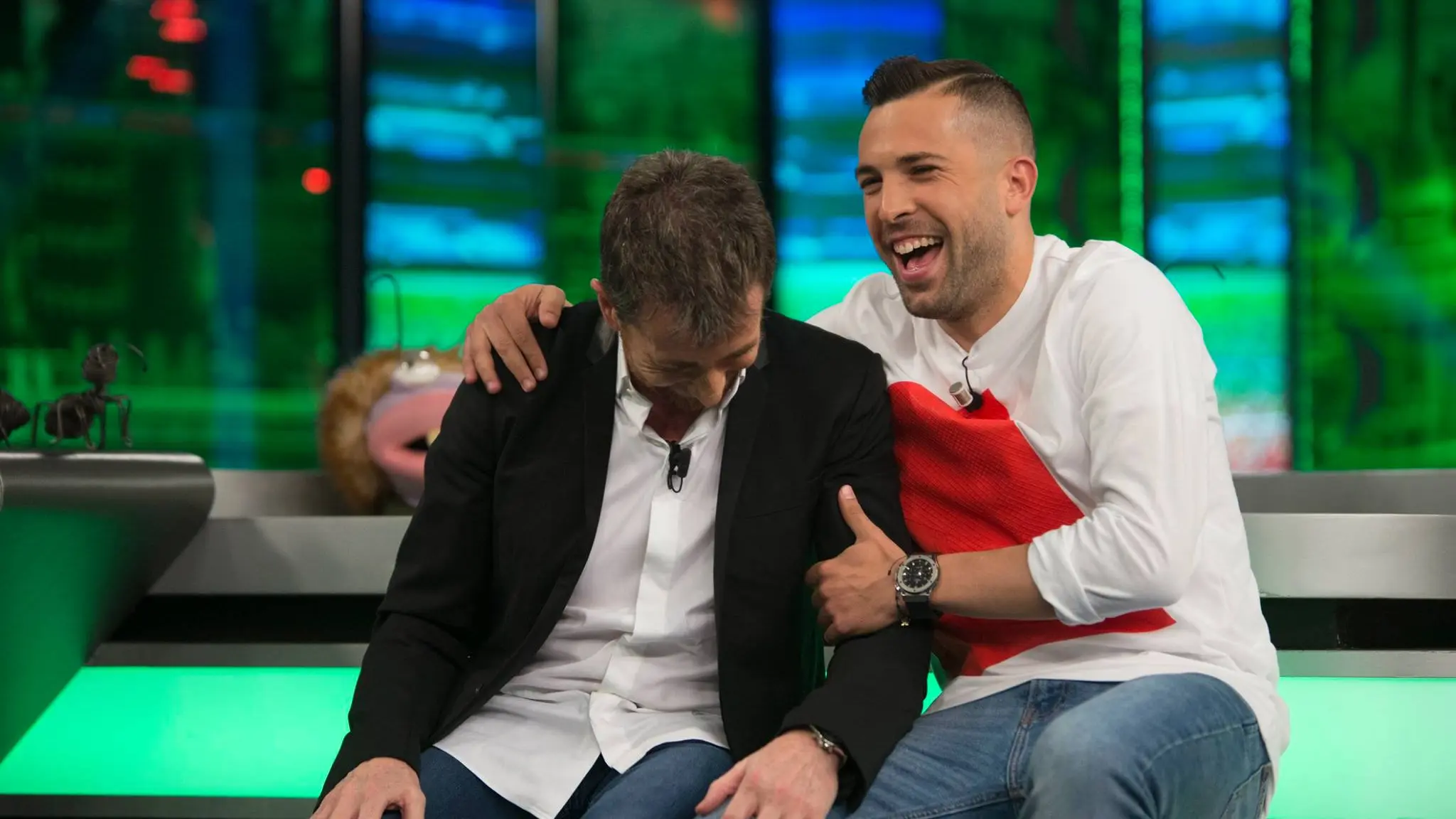 Jordi Alba gana por goleada a Pablo Motos en el juego de Trancas y Barrancas