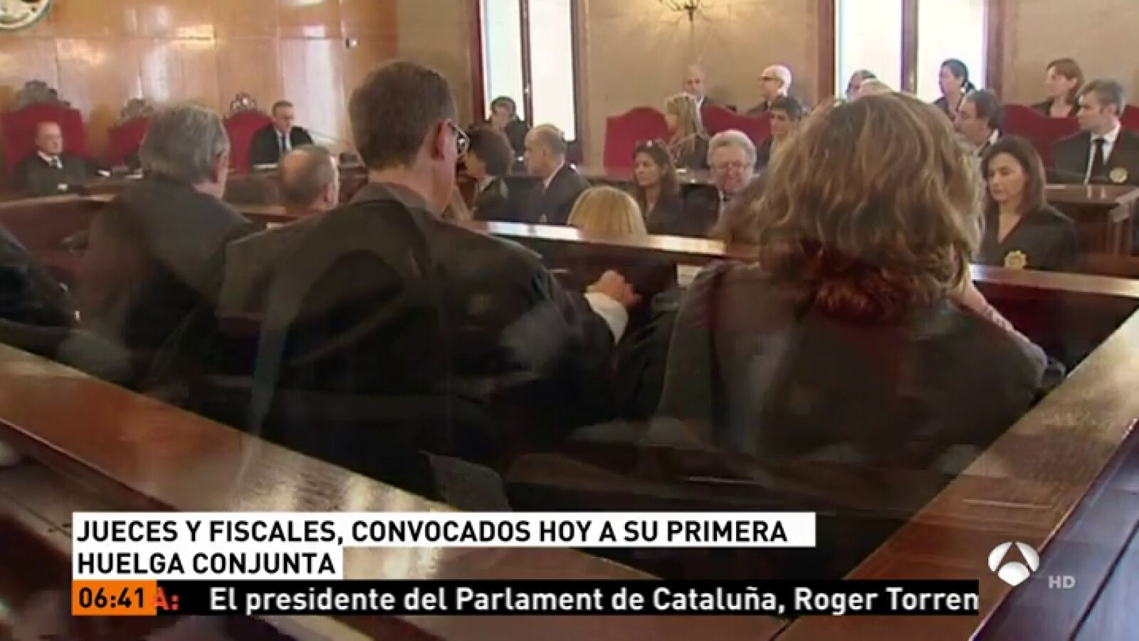 Un 42% de jueces y el 51% de fiscales secundan la huelga general conjunta para reivindicar la mejora en sus condiciones laborales