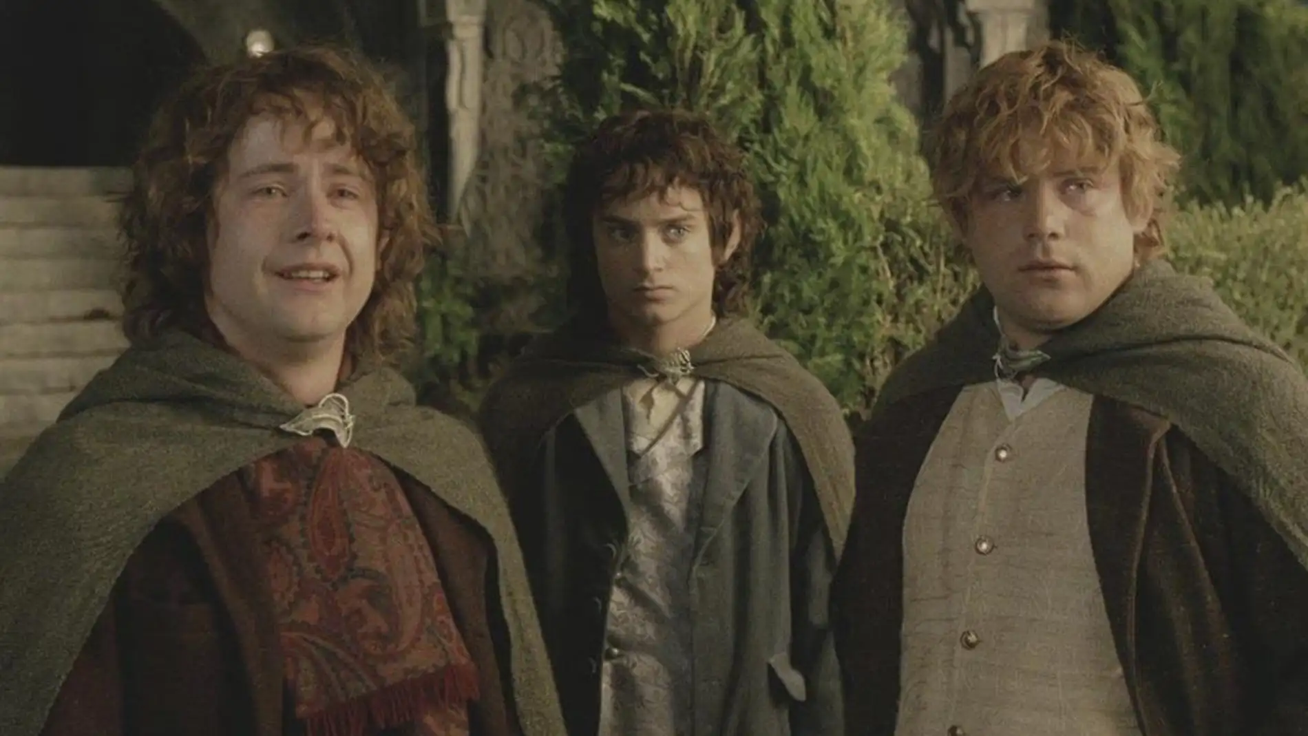 Los hobbits favoritos de Tolkien: Pippin, Frodo, Sam, ir al cine y leer