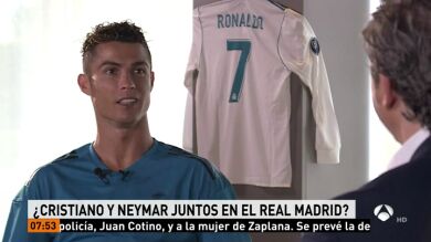 Josep Pedrerol entrevista a Cristiano: 