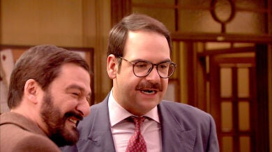 Carvajal se confunde consigo mismo en plena grabación