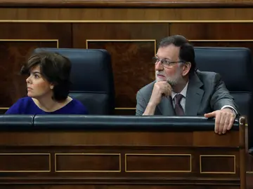 Mariano Rajoy y la exvicepresidenta Soraya Sáez de Santamaría Mariano Rajoy y la exvicepresidenta Soraya Sáez de Santamaría