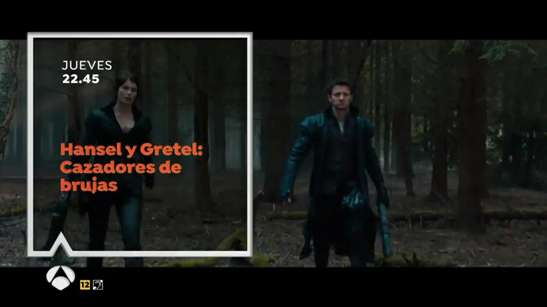 Jeremy Renner y Gemma Arterton protagonizan 'Hansel y Gretel: Cazadores de brujas' en Antena 3ESTE JUEVES EN ANTENA 3