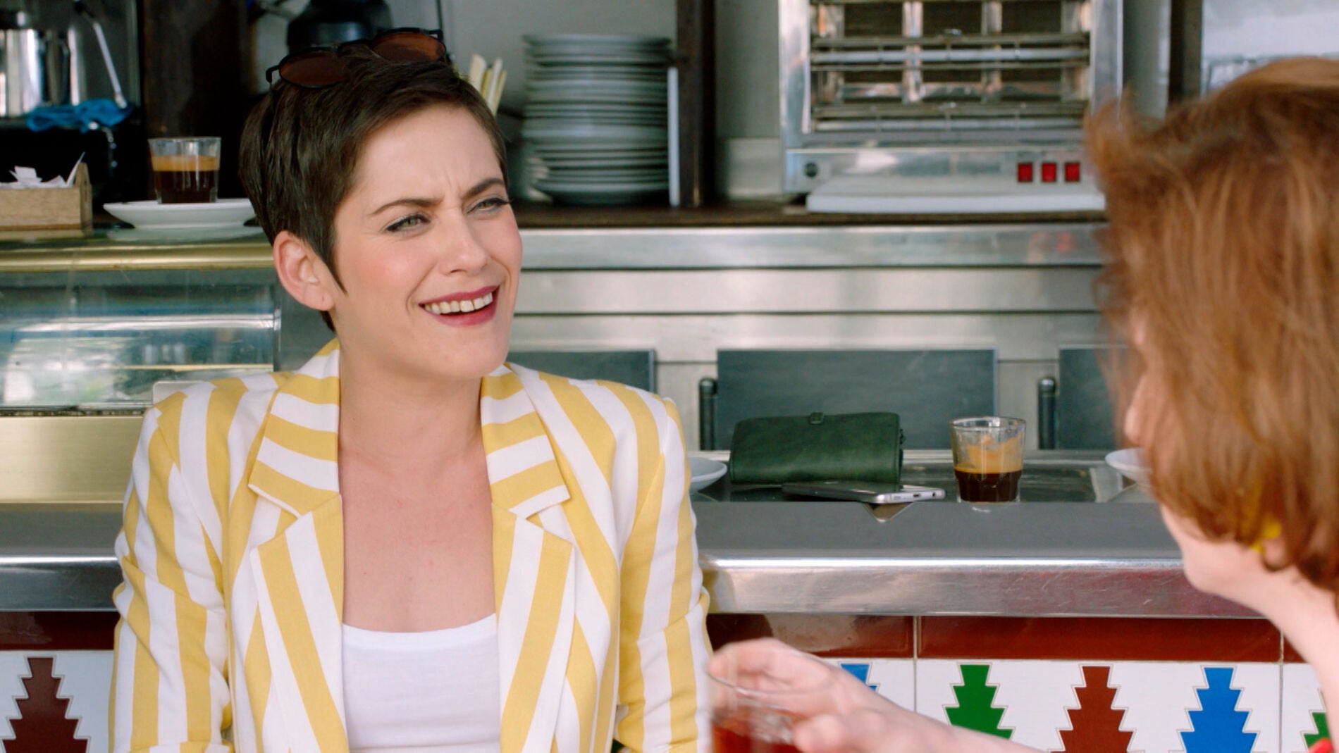 Mar&iacute;a Le&oacute;n, protagonista de las tomas falsas de 'All&iacute; Abajo'