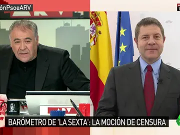 Emiliano García-Page, sobre la moción de censura: "Se puede producir una solución de alternativa de gobierno muy curiosa" Emiliano García-Page, sobre la moción de censura: "Se puede producir una solución de alternativa de gobierno muy curiosa"
