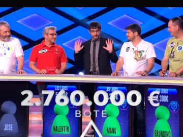 Los Lobos continúan luchando por el bote en '¡Boom!' de más de 2.760.000 euros Los Lobos continúan luchando por el bote en '¡Boom!' de más de 2.760.000 euros