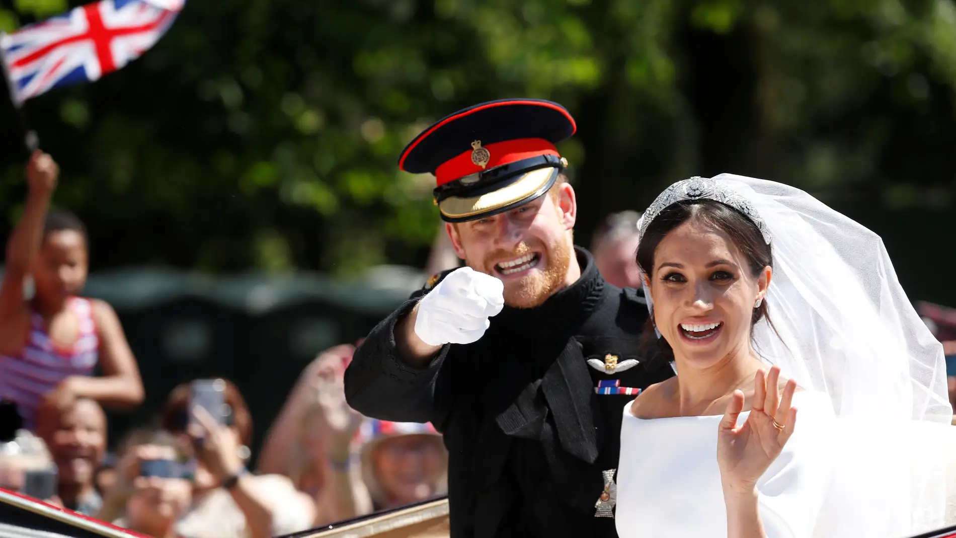 Meghan Markle y el príncipe Harry 