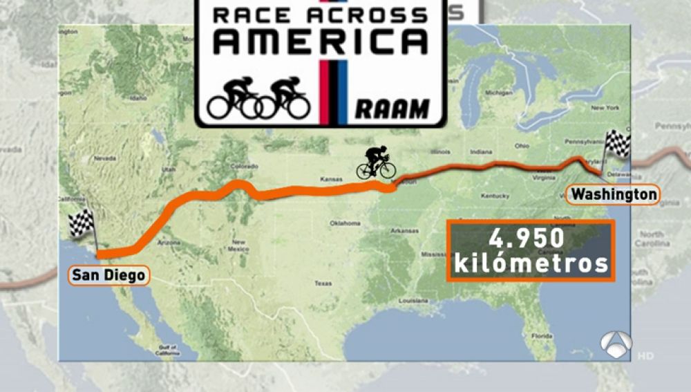 La locura de Javier Iriberri: busca atravesar de costa a costa Estados Unidos en bicicleta