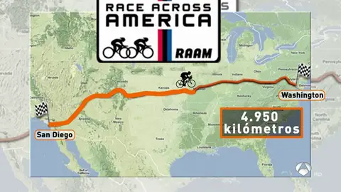 La locura de Javier Iriberri: busca atravesar de costa a costa Estados Unidos en bicicleta La locura de Javier Iriberri: busca atravesar de costa a costa Estados Unidos en bicicleta