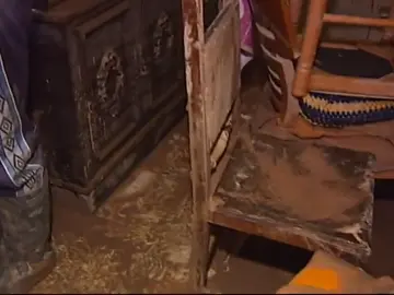 Tordómar anegada por una fuerte tromba de agua Tordómar anegada por una fuerte tromba de agua