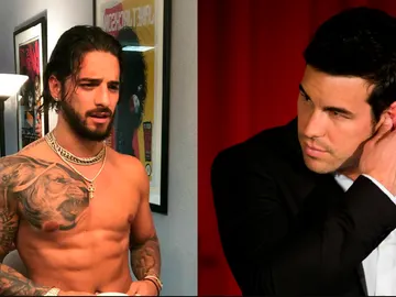 Maluma y Mario Casas Maluma y Mario Casas