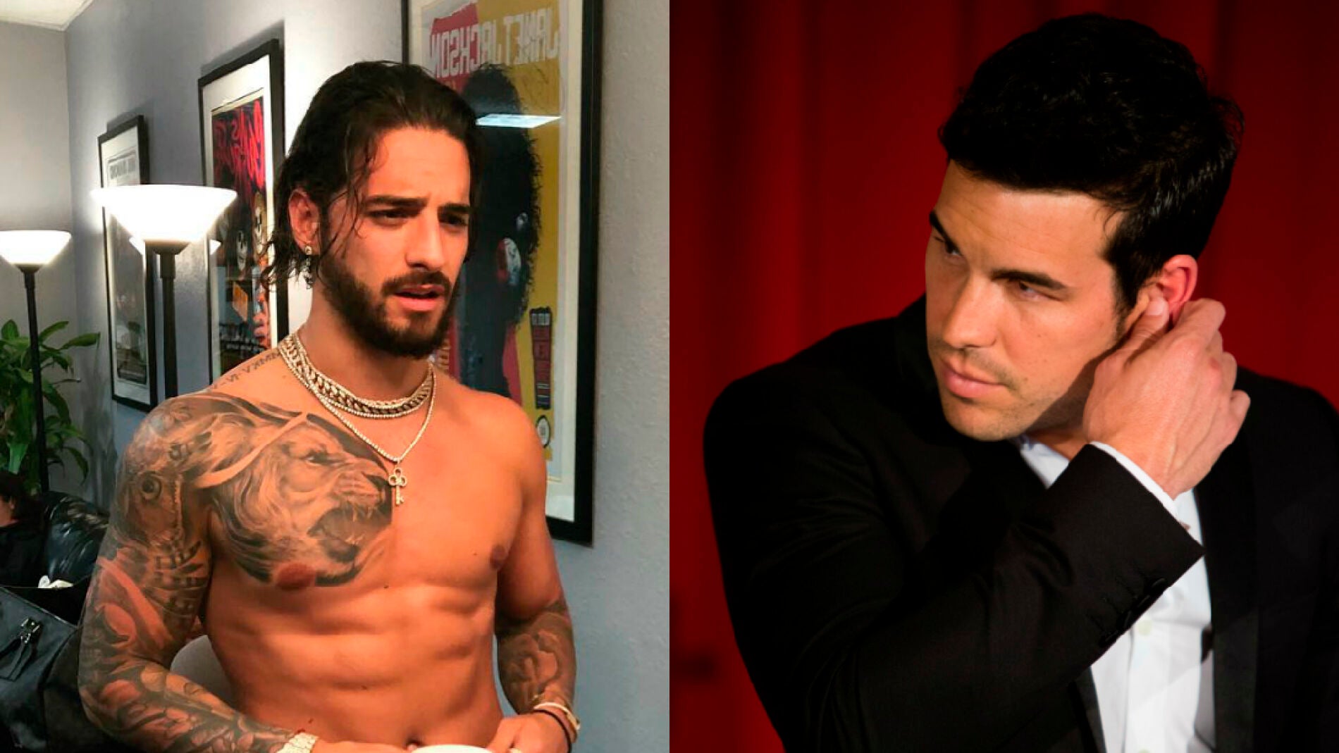 Maluma y Mario Casas