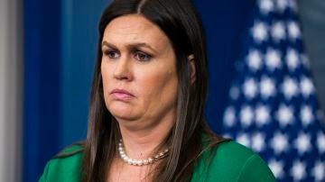 La portavoz de la Casa Blanca, Sarah Huckabee Sanders