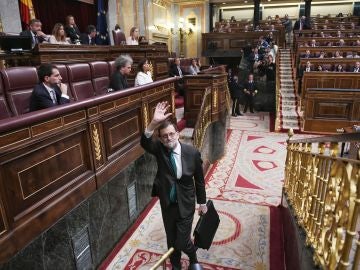 Mariano Rajoy se despide del Congreso