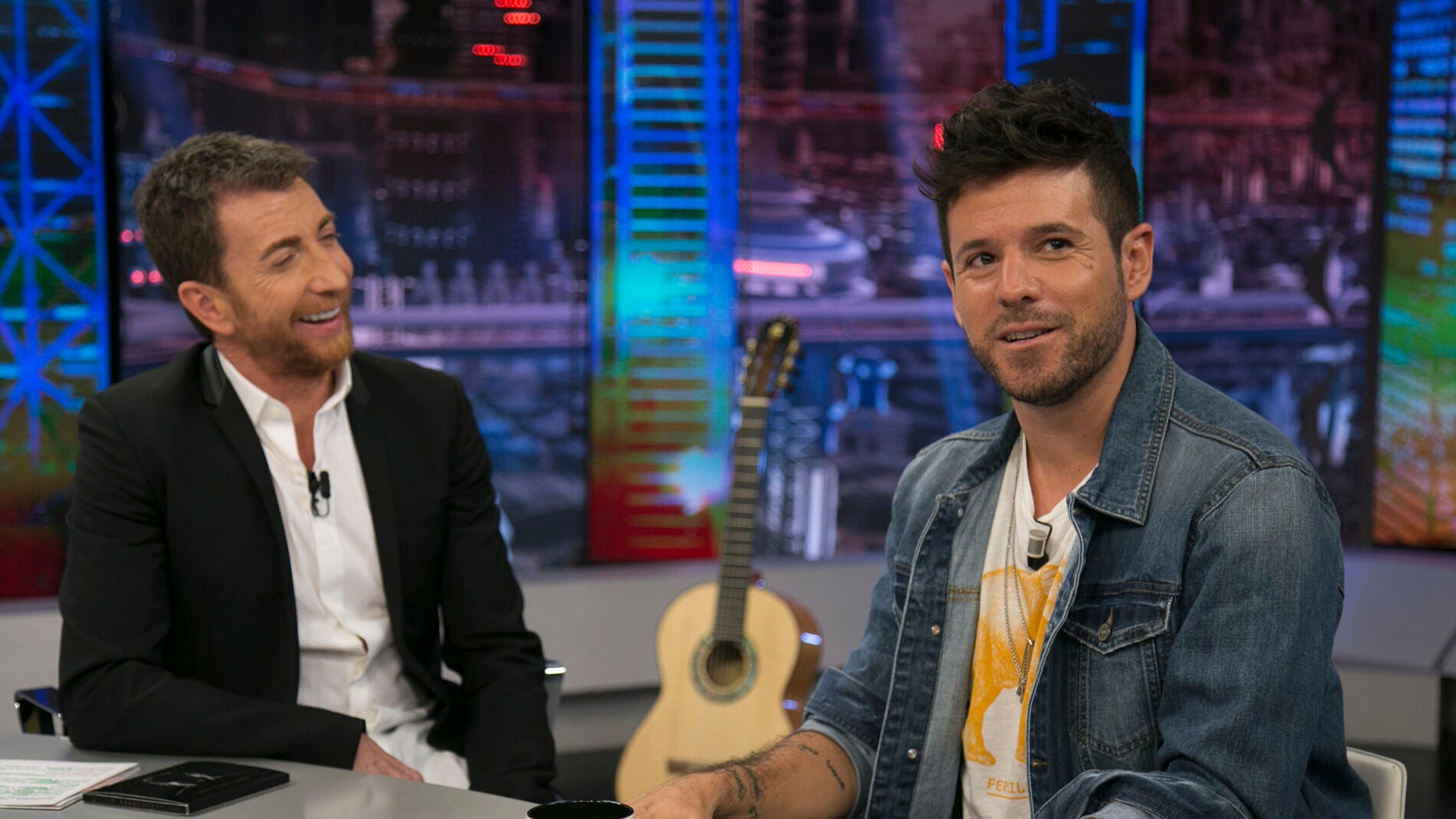 Pablo L&oacute;pez felicita en 'El Hormiguero 3.0' a Pablo Albor&aacute;n: "Rubio, que te quiero mucho, felicidades"