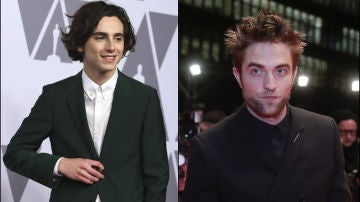 Timothée Chalamet y Robert Pattinson