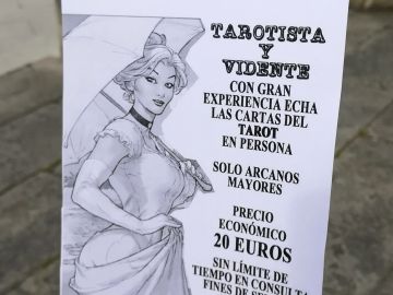 Imagen de un folleto publicitario que supuestamente repartía la jueza de Lugo