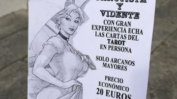 Imagen de un folleto publicitario que supuestamente repartía la jueza de Lugo
