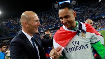 Zidane y Keylor se dan la mano
